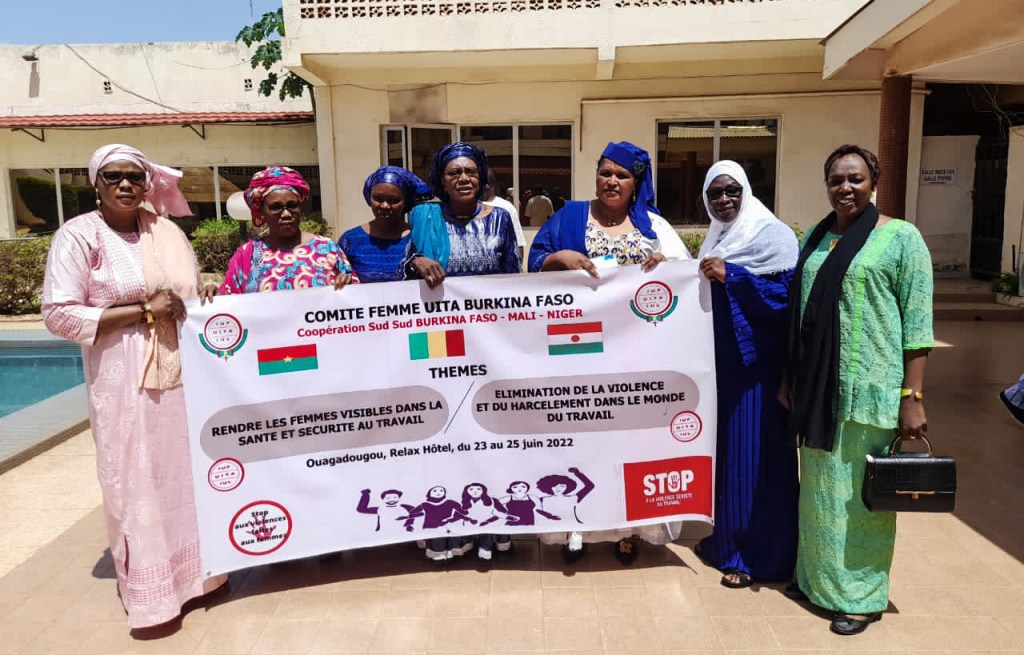Coopération sud-sud : les comités femmes UITA  Burkina-Mali-Niger se réunissent à&nbsp;Ouagadougou