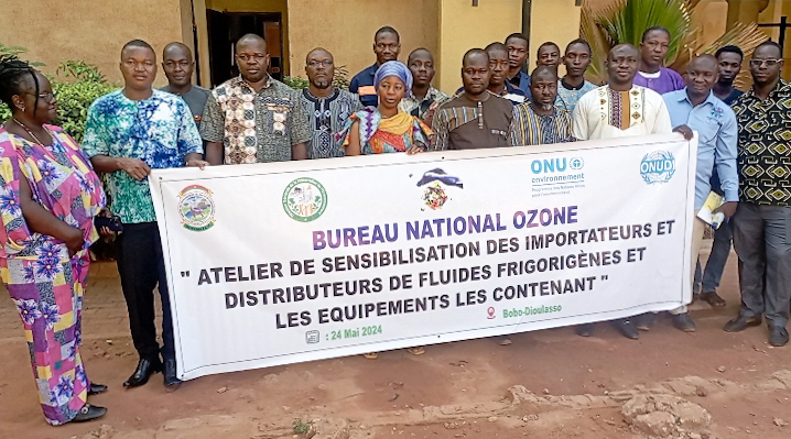 Bobo-Dioulasso : le Bureau National Ozone sensibilise des importateurs de fluides&nbsp;frigorigènes